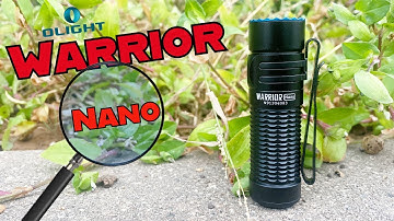 Pocket Rocket! Olight Warrior Nano - Beam shots, features, and user interface