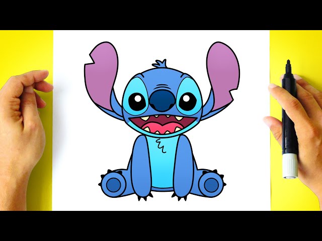 Desenhos e imagens Stitch para esboçar