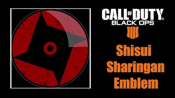 Call of Duty Black Ops 4 Shisui Mangekyou Sharingan Emblem