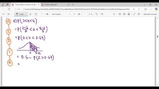 T9 Q11e Normal Distribution: Find Probability Using Table SM025