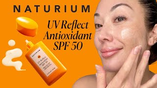 New NATURIUM Sunscreen UV Reflect Antioxidant SPF 50 | Susan Yara