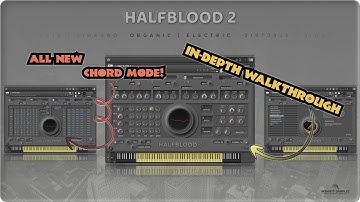 HALFBLOOD 2 - In-depth Walkthrough - Kontakt Instrument Organic, Electric Hybrid Engine
