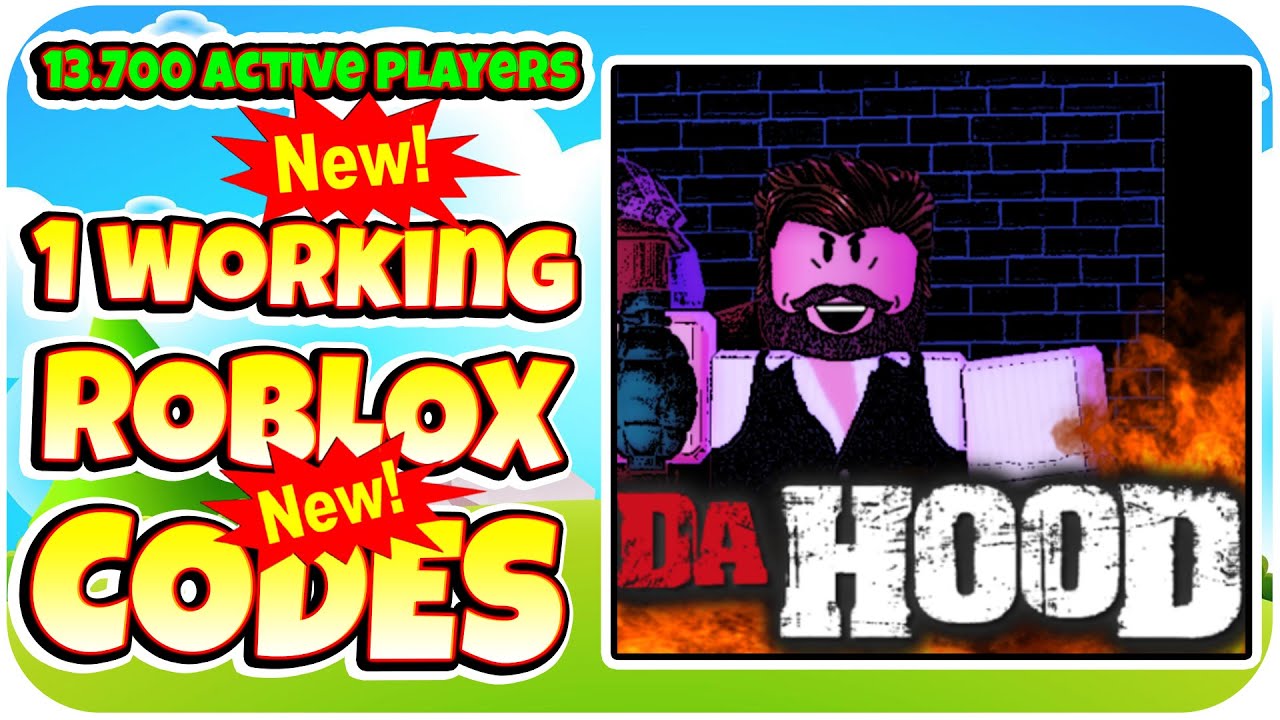 NEW CODES Da Hood By Da Hood Entertainment, Roblox GAME, ALL SECRET