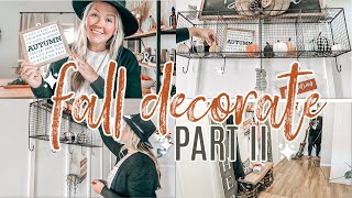 FALL DECORATE AND CLEAN WITH ME 2020 PART 2 | ENTRY WAY DECOR AND DECLUTTER