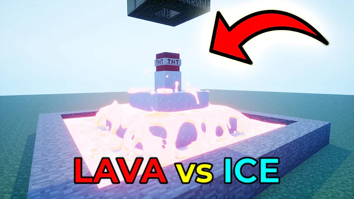 Realistic lava vs ice in minecraft