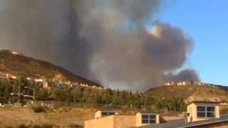 San Elijo Hills Fire Burns Near San Marcos