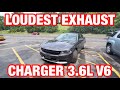 Top 5 LOUDEST EXHAUST Set Ups for Dodge Charger 3.6L V6!