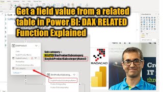 get a field value from a related table in power bi dax related function explained