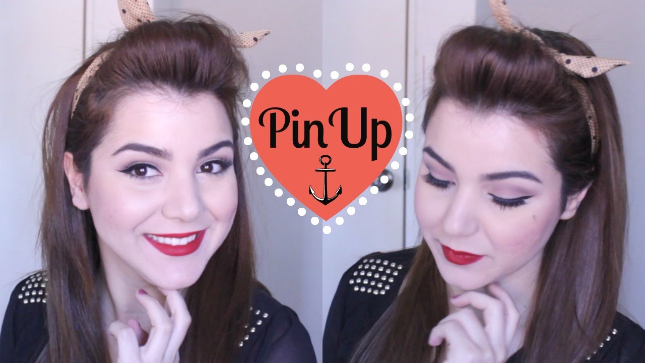 Maquillaje y peinado PinUp | paso a paso | Tutorial | Majo Martínez -  YouTube