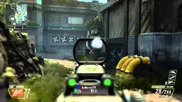 Black Ops 2 Online Gameplay: Slow Start to Leading Team with MP7 (TDM Drone 24-3-9)