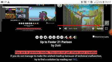 Up to Faster 21 Parison