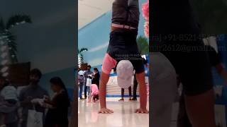 Little Baby Doing Handstand With Me In Seawoods Mall