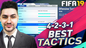 FIFA 19 BEST FORMATIONS 4-2-3-1 TUTORIAL - BEST CUSTOM TACTICS & INSTRUCTIONS / HOW TO PLAY 4-2-3-1