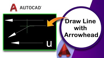 How to draw line with arrowhead in AutoCAD