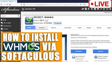 [🔴LIVE] How to install WHMCS via Softaculous?