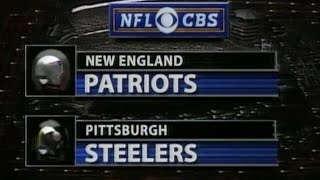 2004 AFC Championship Patriots vs Steelers CBS intro