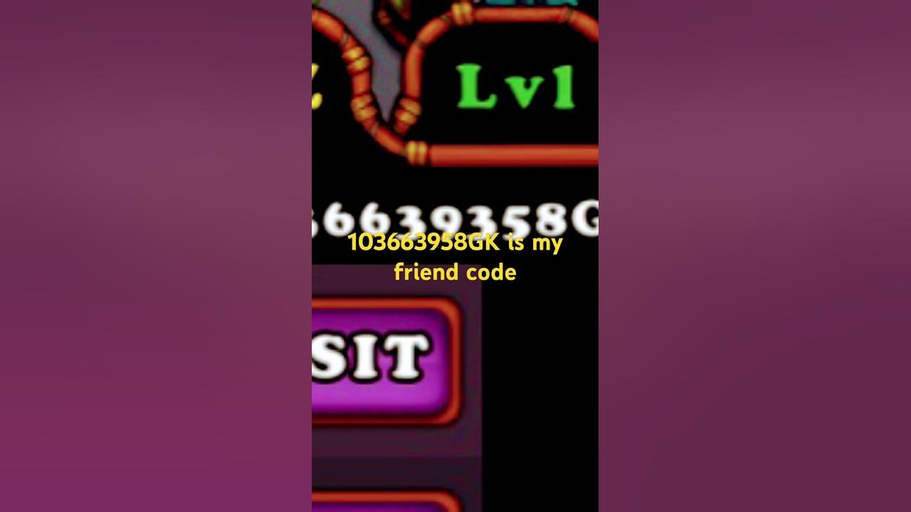 msm friend code YouTube