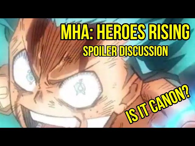 Is the My Hero Academia: Heroes Rising canon?