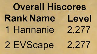 How I Became RuneScape's Rank 1 Player by Hanannie 30,877 views 7 months ago 1 hour, 26 minutes