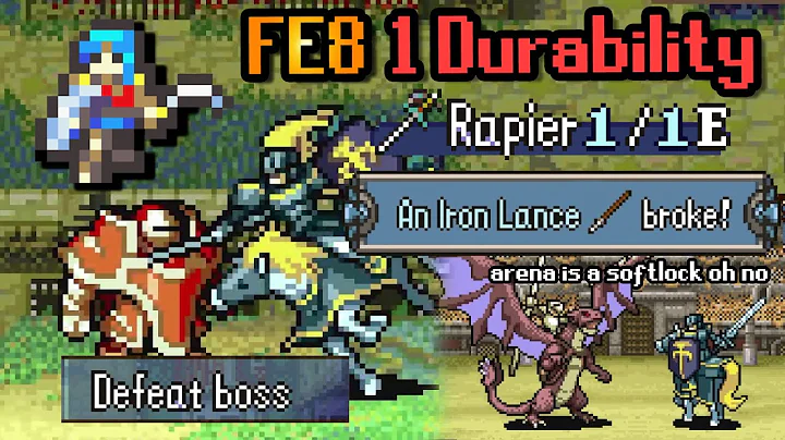 FE8 1 Durability Step 5: Resort to the heinous practice of pacifism (unwillingly)