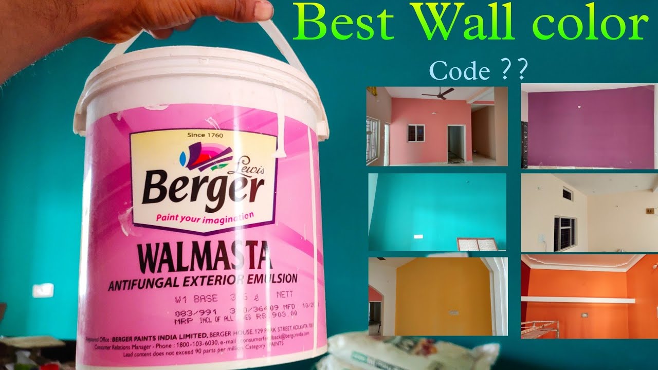 Best wall color combination & color code interior Wall painting