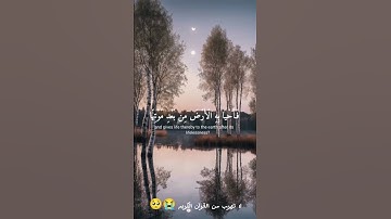 #قران_كريم  لا تهرب من القرآن الكريم 😭🥺😌❤️