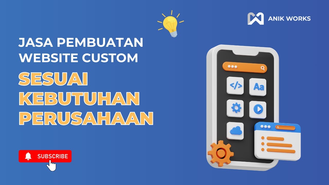 JASA PEMBUATAN WEBSITE CUSTOM SESUAI KEBUTUHAN BISNIS & PERUSAHAAN