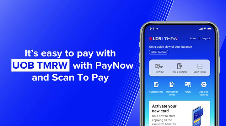 How to pay with PayNow and Scan To Pay on UOB TMRW - DayDayNews