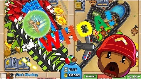 INSANE Dart Farm Super defend UNTIL ROUND 38! | Bloons TD Battles