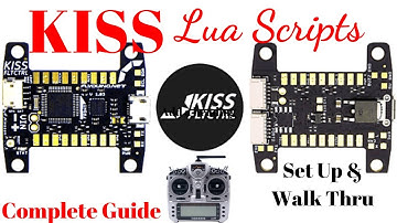 Finally! Complete Guide To Setting Up Lua Scripts - KISS Flyduino - Taranis | Crossfire & Frsky
