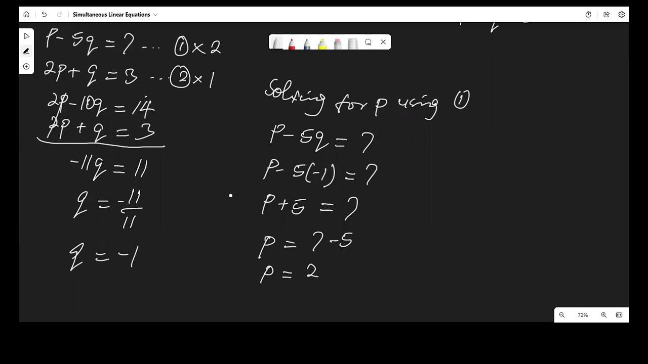 Simultaneous Linear Equations (WAEC Past Question) YouTube