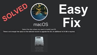 Fix: There is not Enough Free Space to Upgrade macOS screenshot 5