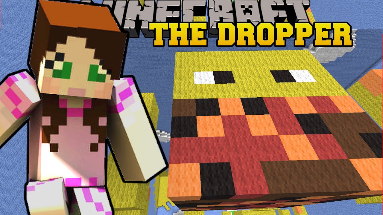 Minecraft: FALLING ONTO GIANT MOBS! - TALLCRAFT DROPPER 