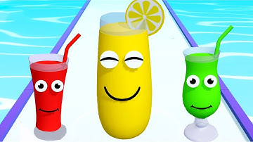 JUICE RUN - Max Levels Gameplay (Android,iOS) Walkthrough All Levels Update