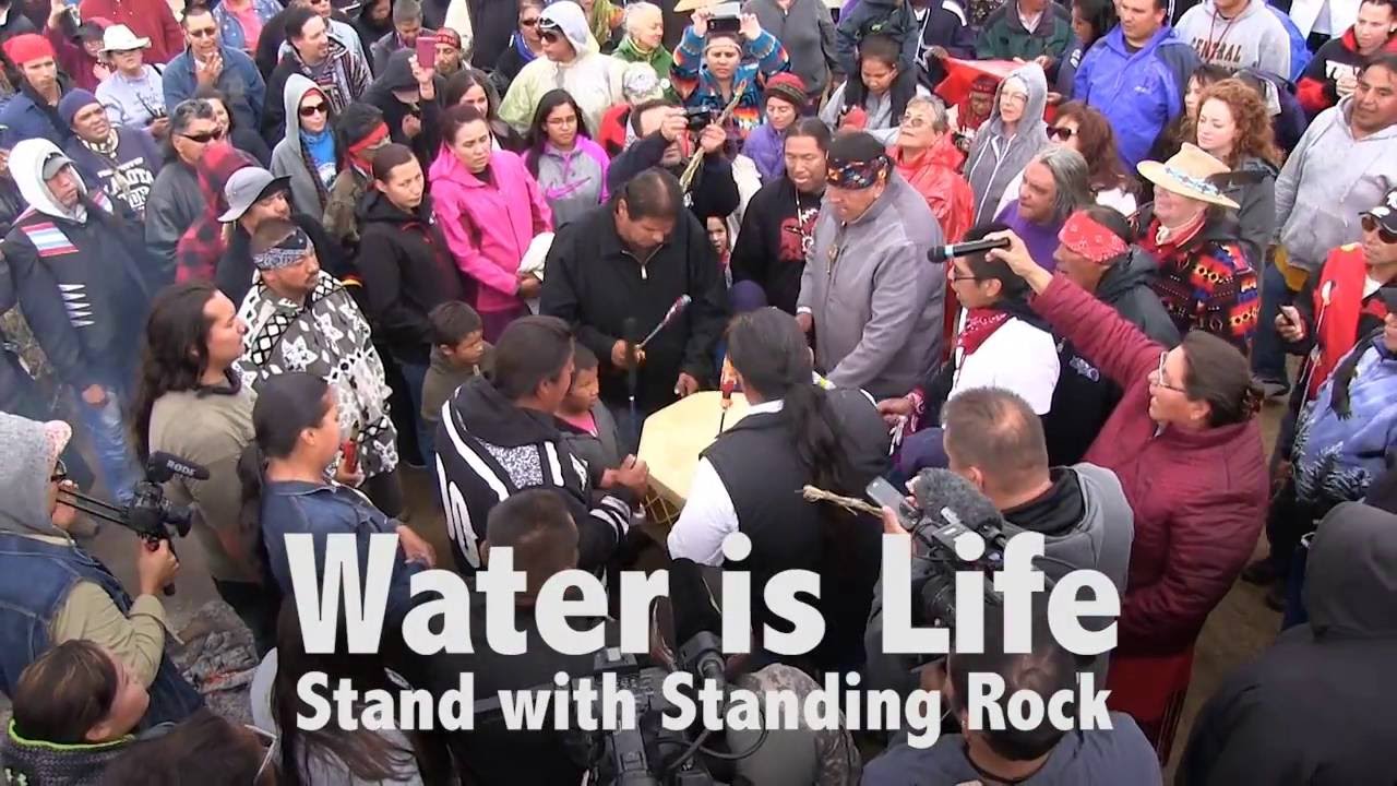 Justice Dept. Press Release announcement at DAPL camp Sept. 9th 2016 ...