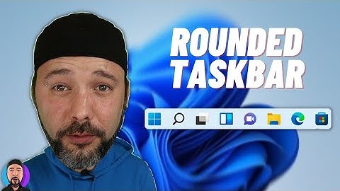 Customize Windows 11 Taskbar MacOs look | RoundedTB
