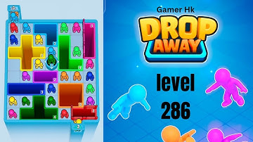 Drop Away level 286 hard level Walkthrough Solution 