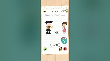 Brain test All-Star level 56 Tidy up that little girl