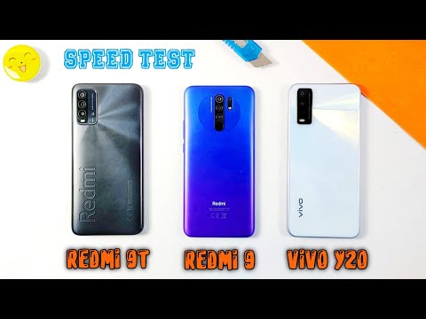 Xiaomi Redmi 9 Vs Vivo Y20 Vs Redmi 9t Speed Test Comparison 🔥🔥🔥