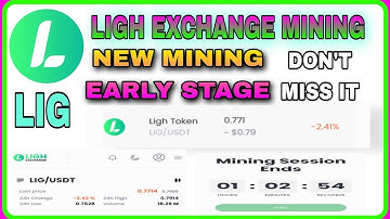 LIGH EXCHANGE MINING | LIG Exchange MINING New Project | LIGH Airdrop | Referral Code: 25sexwkj |