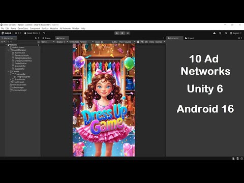 Dressup Game Source Code | Unity Dress Up Game Template | Dressup Game Unity Source Code