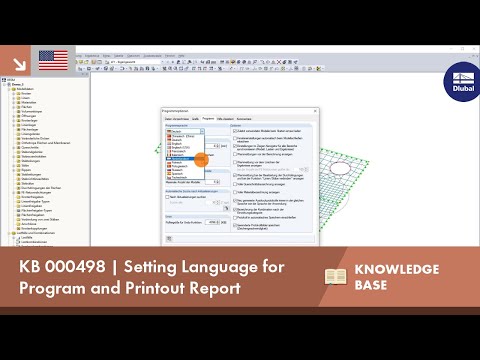 KB 000498 | Setting Language for Program and Printout Report