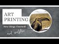New techniques art of printing  sculpture