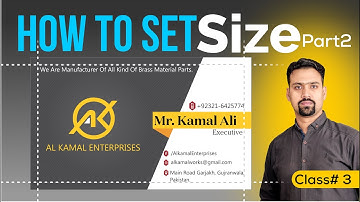 How to set size in CorelDraw - Part 2  | CorelDraw Advance Classes | Class # 3 | Urdu / Hindi