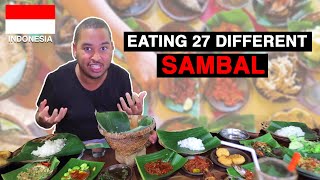 Trying TOP 10 INDONESIAN SAMBAL from WAROENG SS - First time Trying PETE 🤢