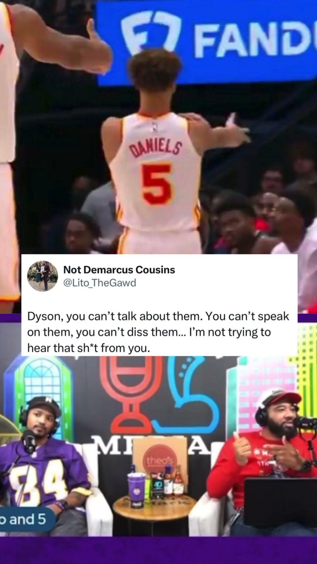 Lito Responds To Former New Orleans Pelicans Guard Dyson Daniels ?