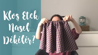 En Kolay Kloş Etek Dikimi Basit How To Sew A Circle Skirt - Çocuk Eteği Kendin Yap Dikiş Dersleri