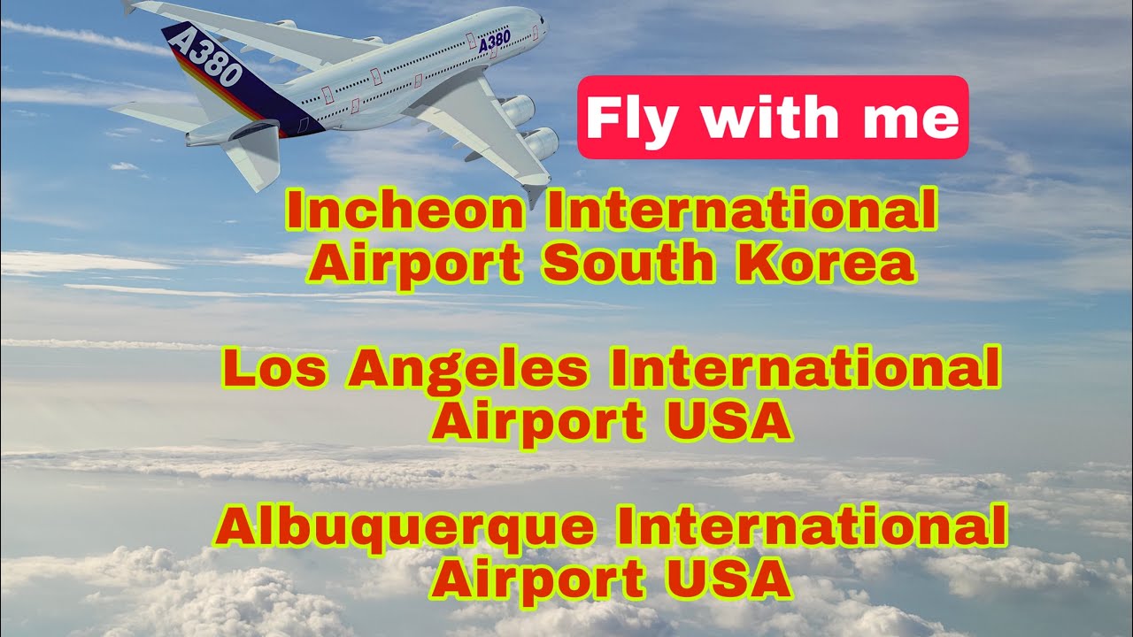 During our Flights| South Korea to USA - YouTube