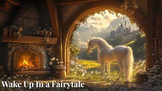 The Most Peaceful Morning with a Unicorn | Fairytale Piano & Fireplace Ambience screenshot 4