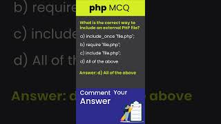 How to include an external PHP file  - #phpscripts #php #phpcourse  #phptutorials #phpshorts Guide